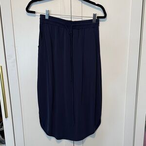 Cozy Casual Navy Pencil Skirt